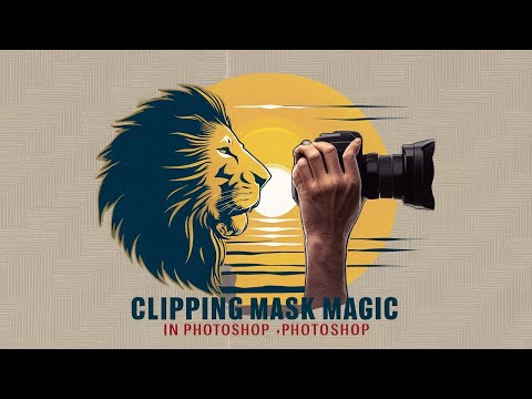Clipping Mask Magic Photoshop Tutorial for Beginners #photoshop #clipingmask #GrafixTube #adobe