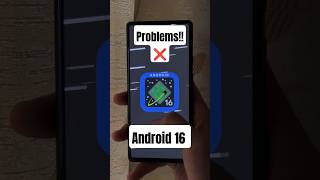 Are you also facing the same problem in Android 16!! #android #android16