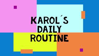 My sister´s daliy routine (english homework) *bad accent*