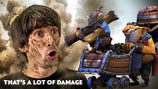 I played techies for the first time...