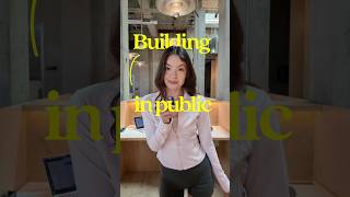 what building in public actually feels like ￼