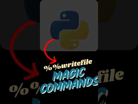 Manually Making .py file vs 1-Click Magic cmd: 10x efficient with %%writefile–No Cap!#coding #python