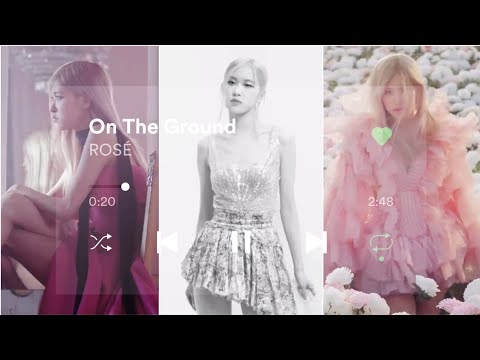 ROSÉ - On The Ground - Full screen vertical whatsapp status 1080p