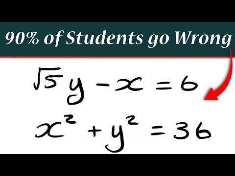 90% of Students Get This System of Equations WRONG