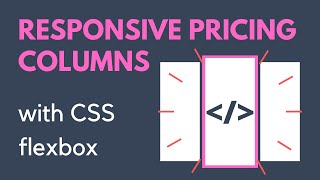 Responsive pricing grid tutorial from scratch (with CSS flexbox)