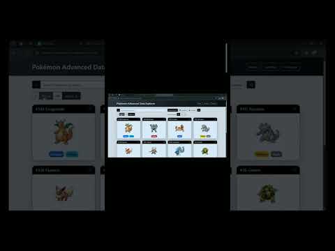 Pokémon Data Explorer Demo: Search, Filter, Favorites & More! (React + PokeAPI)