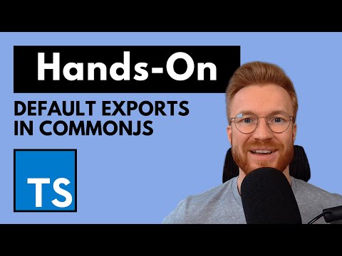 Simulate Default Exports in CommonJS with TypeScript