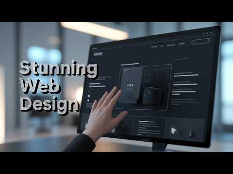 How to Create a Stylish Dark Portfolio (Web Design)