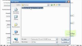 How to backup your website in CPANEL - CPANEL Video Tutorials (CPANEL 11)
