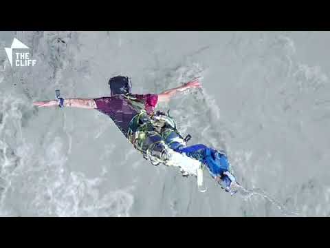 The Cliff Bungee Jump | Worlds 2nd Highest Bungee (228m) | Kusma, Nepal 🇳🇵