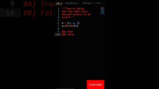 Python Test 100