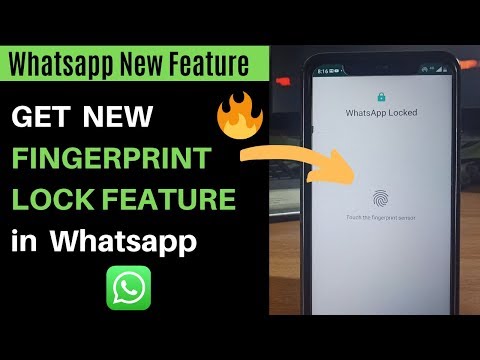 How to get NEW FINGERPRINT LOCK feature in WhatsApp - WhatsApp Latest Update