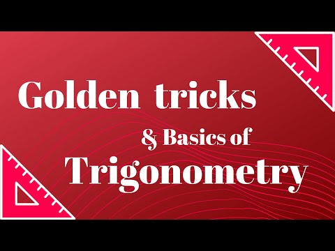 Trigonometric tricks and Basic concepts