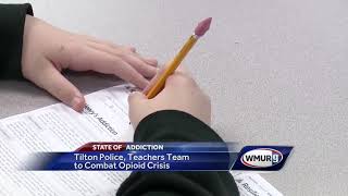 Police work with students on drug prevention