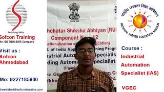 Campus Training on Industrial Automation Specialist - Sofcon Ahmedabad
