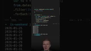 All the Weekends of the Current Month #java #shorts #coding #airhacks