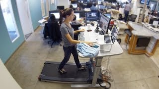 We Tried A Treadmill Desk Because Sitting At Work Is Killing Us