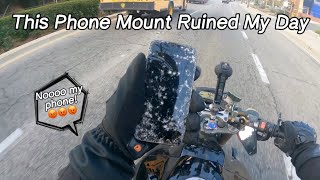 I Dropped My Phone Mid-Ride… Smh