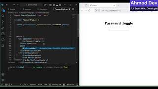 React  password toggle