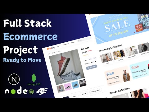 New Full Stack ECommerce Project Demo Video