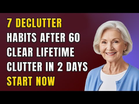 After 60? Discover 7 Powerful Decluttering Habits That Erase Years of Clutter in Just 2 Days 