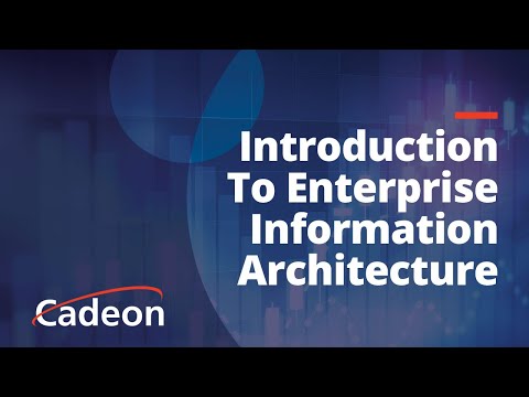 Introduction to Enterprise Information Architecture | Cadeon