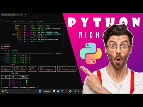 This Python Module is Game Changing 🥵🥵 || Python Rich || iMobCode