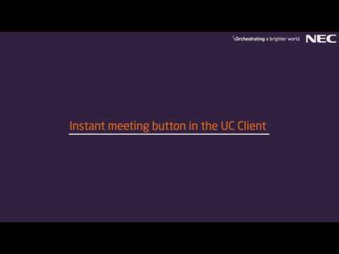 UNIVERGE 3C   How to create an instant collaboration meeting