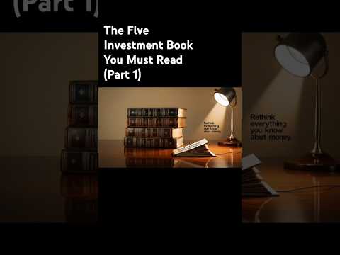 The Five Investment Book You Must Read 📚#InvestmentBooks #FinanceTips #PersonalFinance #shorts#money