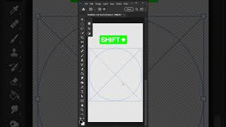 How To Crop an Image into a Circle with Photoshop #shorts
