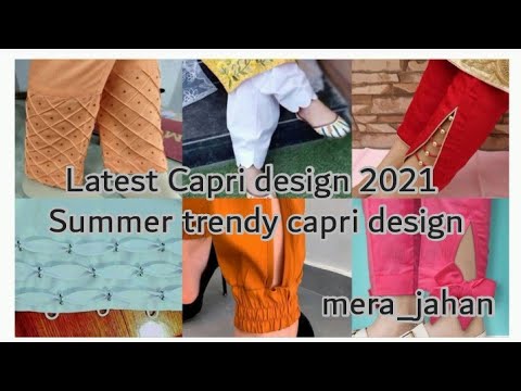 #design #trendy #new2021 #trousers❤️❤️ Latest Capri design ||2021 Trending styles capri ||trousers