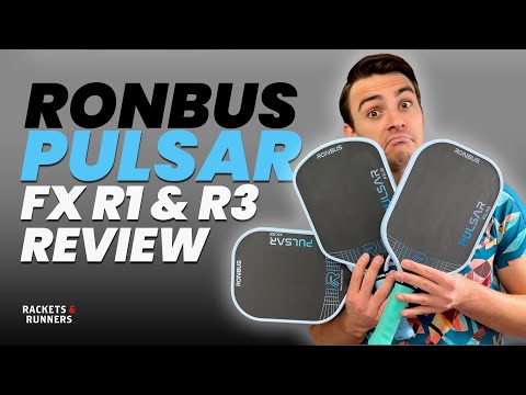 Innovation at its finest!! Ronbus R1 & R3 Pulsar FX Paddle Review | Rackets & Runners