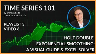 Time Series 101: Holt Double Exponential Smoothing, A Visual Guide with Excel Solver