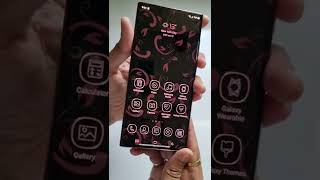 Black Onyx Rose Gold Theme available on Samsung Galaxy Theme Store #Samsung #s22ultra