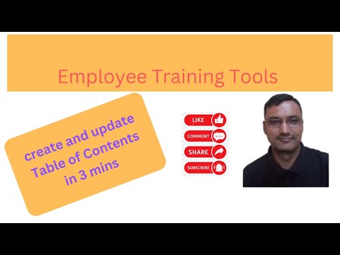 how to create and update table of contents in ms word in 3 minutes