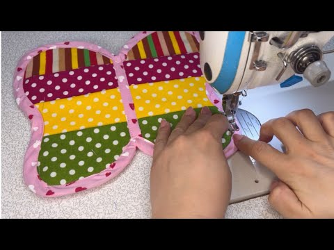 Creativity at home: sewing decor with colorful fabrics \ simple and fast sewing methods for home