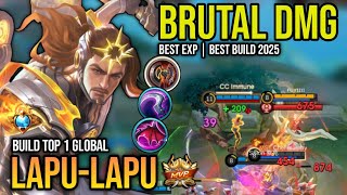 LAPU-LAPU BEST BUILD 2025 | BUILD TOP 1 GLOBAL LAPU-LAPU GAMEPLAY | MOBILE LEGENDS✓