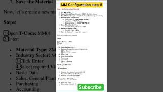 Sap MM Configuration step -5#viral #sapmaterialmanagement #sappassion #sapcourse #sapcourses