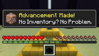 Speedrunning All Advancements With No Inventory