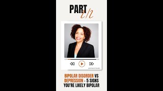 Bipolar Disorder vs Depression - 5 Signs Youre Likely Bipolar #shorts