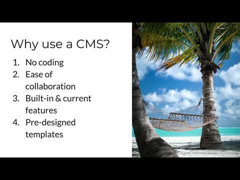 Web Design in a CMS (Module 7: TECM 5191)