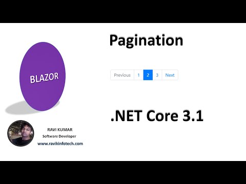 Implement Pagination in Blazor with Web API || HttpClient