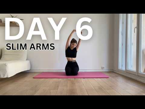 DAY #6 SUMMER 30 DAY WORKOUT CHALLENGE BEGINNER FRIENDLY // 10 MIN SLIM ARMS WORKOUT