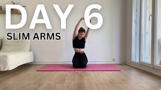 DAY #6 SUMMER 30 DAY WORKOUT CHALLENGE BEGINNER FRIENDLY // 10 MIN SLIM ARMS WORKOUT