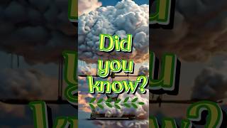 Why clouds float? #shorts