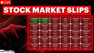 Stock Market Fall LIVE  | Nifty Sensex Fall | Why Stock Market Is Falling Today