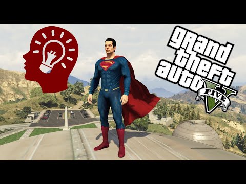 The Man Of Steel. (GTA V Mods) FIRST CUSTOM PED CLOTH IN EXISTANCE