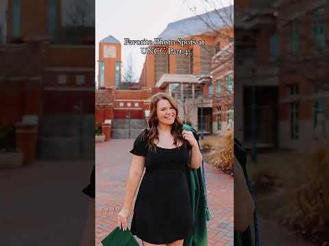 Part 5 of my favorite photo spots on UNC Charlotte’s campus!🎓🍾