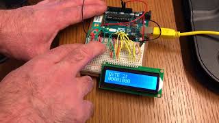 422 Project part 1 demo Arduino binary calculator