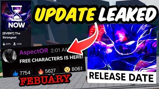 THE OFFICIAL RELEASE DATE REVEALED! NEW UPDATE & CHARACTERS | The Strongest Battlegrounds